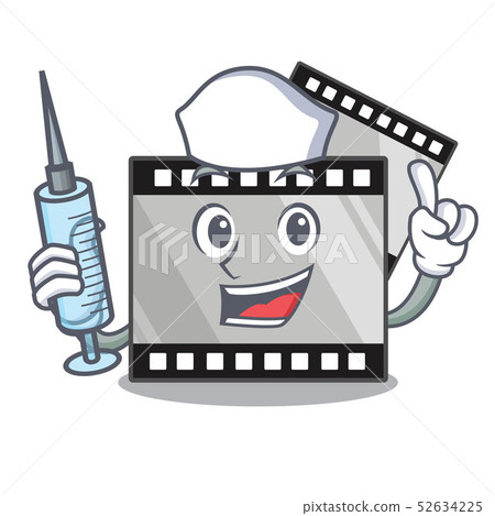 Nurse film stirep in the characater shape 52634225
