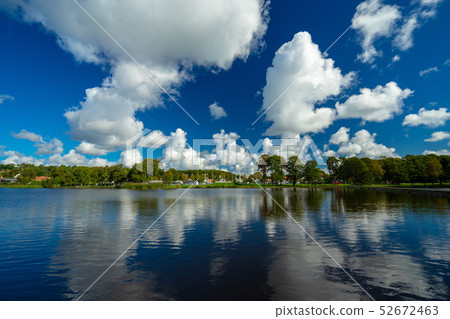 Nordic Swedish Lake-Aspen Lake in Gothenburg, Sweden Nordic Swedish Lake-Aspen Lake in Gothenburg, Sweden 52672463