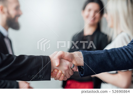 professional cooperation agreement handshake professional cooperation agreement handshake 52690864