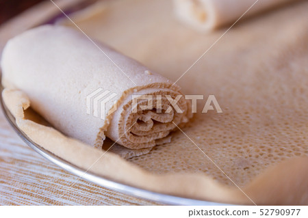 Injera, a staple food of Ethiopia Injera, a staple food of Ethiopia 52790977