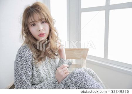 Yufuwa中等髮型日本髮型 52849226