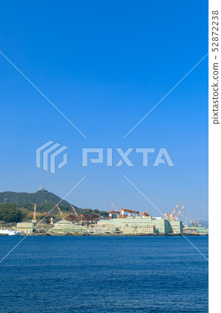 Landscape with Nagasaki _ shipyard Landscape with Nagasaki _ shipyard 52872238