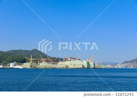 Landscape with Nagasaki _ shipyard Landscape with Nagasaki _ shipyard 52872241