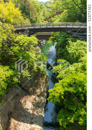 新鮮的綠色Sarasobashi 52873361