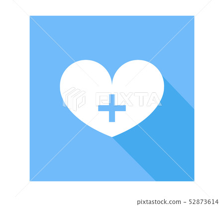 heart icon with plus 52873614