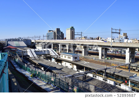 Yamanote Line, scenery of Tagata Station 52893687
