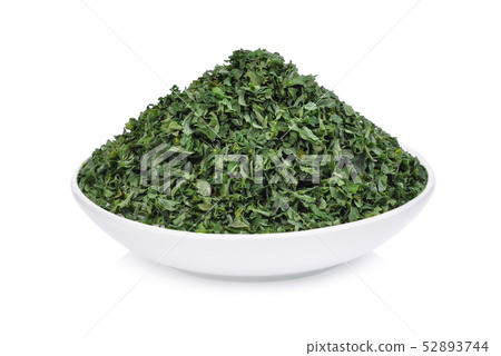 dried parsley leaf or petroselinum crispum in the dried parsley leaf or petroselinum crispum in the 52893744