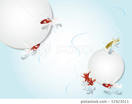 Goldfish and silver tray 52923011