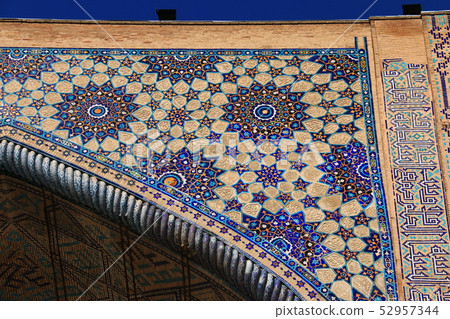 Central Asia Travel on the Silk Road Uzbekistan Samarkand Registan Square Urugubek Medrese 52957344