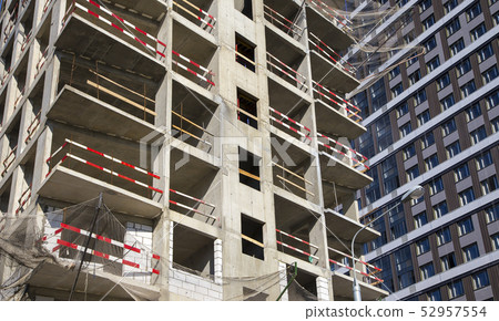 Multi-storey building under construction 52957554