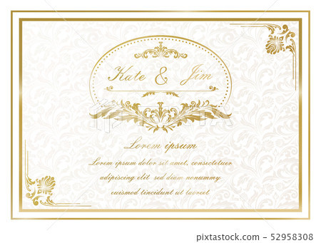 Wedding Invitation 52958308