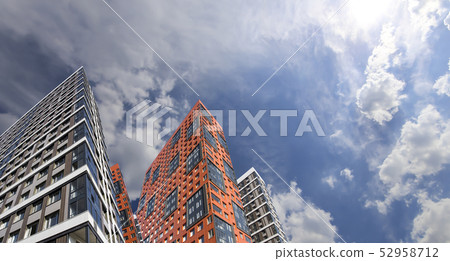 Multi-storey building under construction 52958712