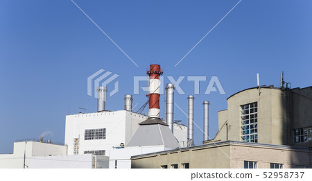 Power station in city centre, Moscow, Russia 52958737