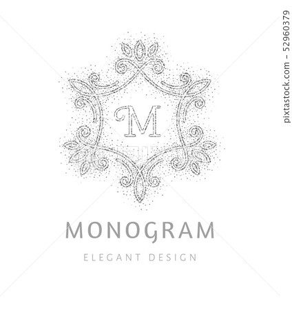 Elegant hand drawn retro floral frame Elegant hand drawn retro floral frame 52960379