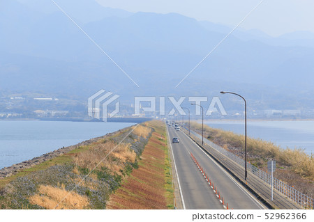 Nagasaki _ Isahaya Bay Reclaimed Embankment Road 52962366