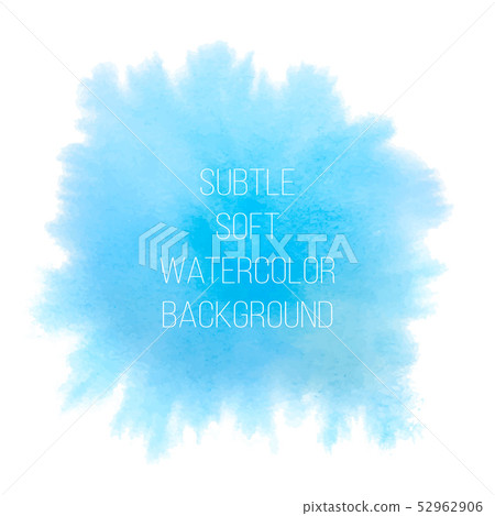 Colorful abstract vector background. Soft green watercolor stain Colorful abstract vector background. Soft green watercolor stain 52962906