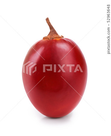 Fresh tamarillo fruit isolated on white background 52963648