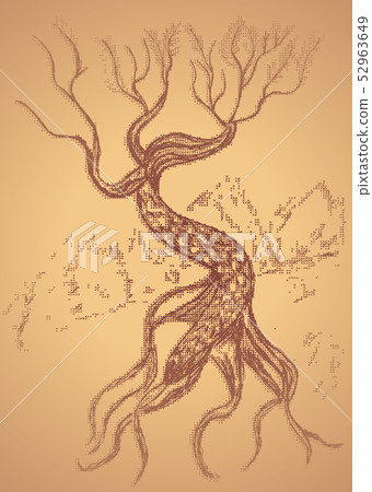 Dead Tree Sketch 52963649