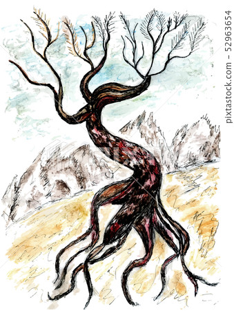 Dead Tree Sketch 52963654