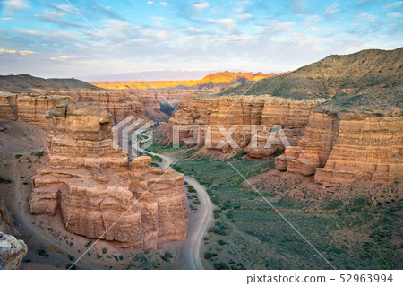 View of Charyn Canyon, Kazakhstan 52963994