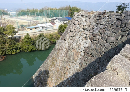 From the top of the high stone wall of Iga Ueno Castle From the top of the high stone wall of Iga Ueno Castle 52965745