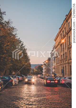 Europe, city, car Europe, city, car 52966156