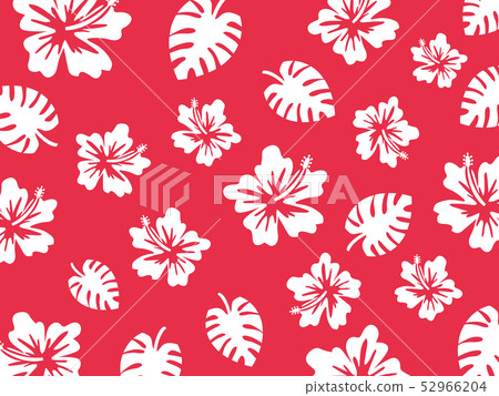 Hibiscus Background Pattern 1 52966204