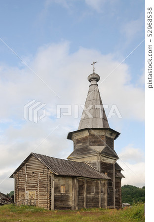 Old abandoned wooden church in North of Russia 52968538