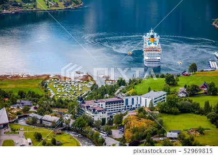 Geiranger fjord, Beautiful Nature Norway. 52969815