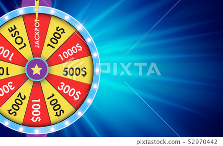Wheel of Fortune, Lucky background. Vector Wheel of Fortune, Lucky background. Vector 52970442