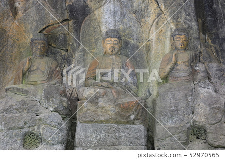 臼杵石佛(Norai三寶佛/ Hoki Stone Buddha First Group) 臼杵石佛(Norai三寶佛/ Hoki Stone Buddha First Group) 52970565