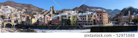 Village of Campo Ligure under the snow Village of Campo Ligure under the snow 52971088