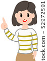 Woman pointing 52972591
