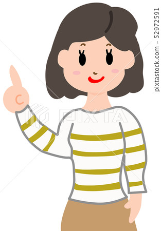 Woman pointing 52972591