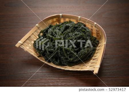 Salted wakame seaweed Salted wakame seaweed 52973417