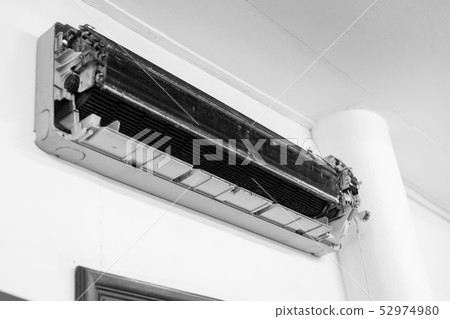 Air conditioner take off the mask. Air conditioner take off the mask. 52974980