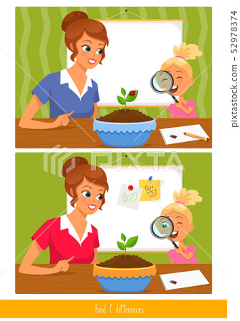 Find 7 differences 52978374