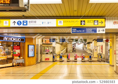 Kanamachi Line ticket gate Kanamachi Line ticket gate 52980383