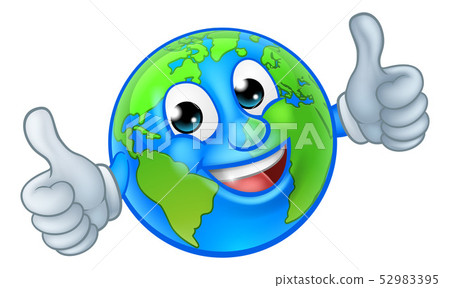 Earth Globe World Mascot Cartoon Character Earth Globe World Mascot Cartoon Character 52983395