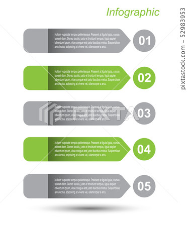 Modern Design Template, can be used for info-graph 52983953
