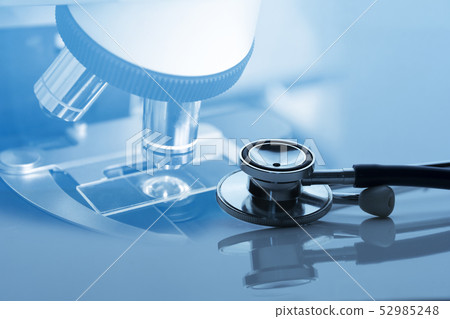 stethoscope and microscope for medical doctor stethoscope and microscope for medical doctor 52985248