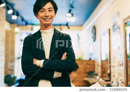 Hairdresser barber man Hairdresser barber man 52986034