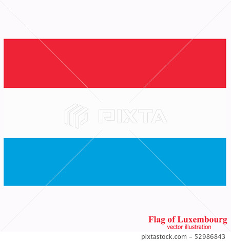 Banner with flag of Luxembourg. Vector. Banner with flag of Luxembourg. Vector. 52986843