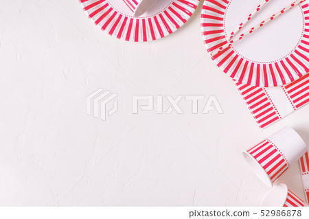 Eco-friendly disposable paper tableware. Eco-friendly disposable paper tableware. 52986878