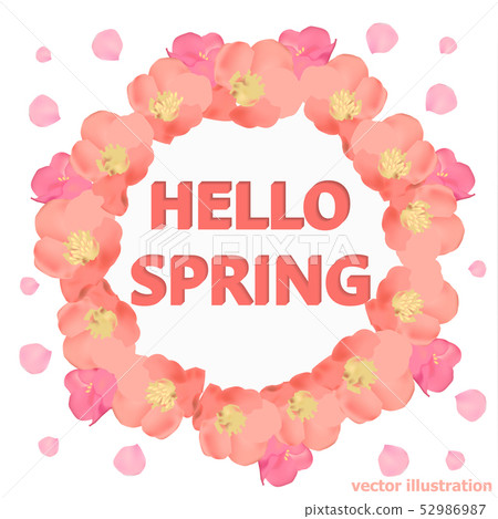Hello spring background. Hello spring background. 52986987