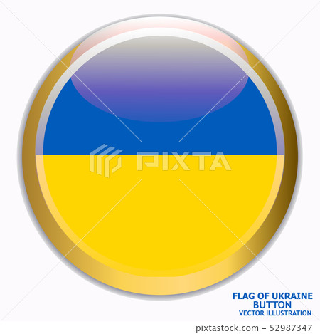 Button with flag of Ukraine. Vector. Button with flag of Ukraine. Vector. 52987347