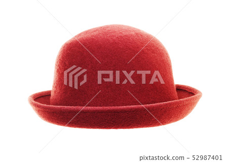 Vintage red hat on white Vintage red hat on white 52987401