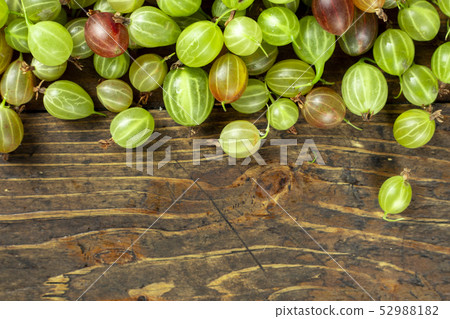 gooseberry scattered on the table gooseberry scattered on the table 52988182