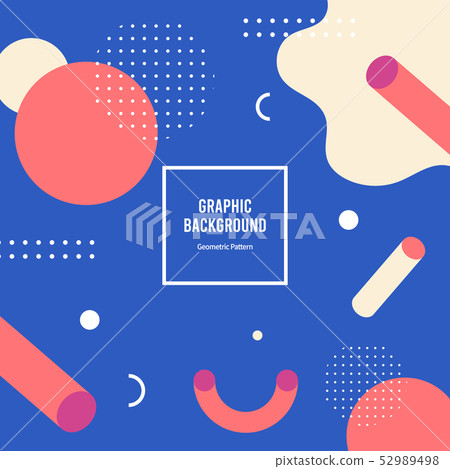 Graphic shape background - Stock Illustration [52989498] - PIXTA