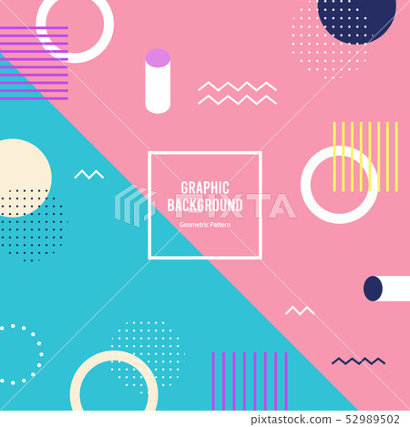Graphic shape background - Stock Illustration [52989502] - PIXTA